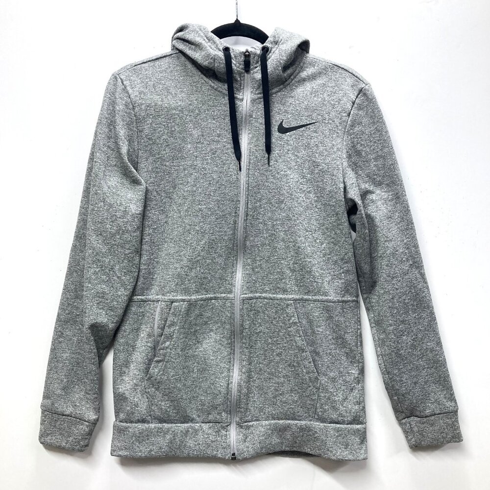 Nike Therma Fit Training Hoodie, Men's Size Small,  CU6231-063 Heather‎ Grey